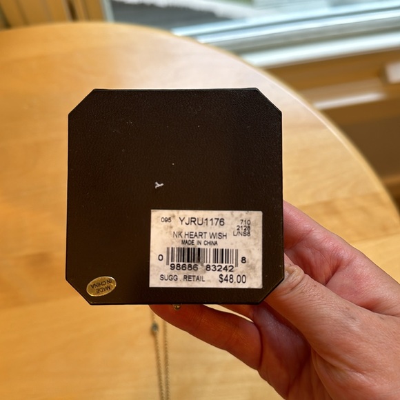 💝😍Juicy couture rhinestone heart pendant necklace with gold chain! - Picture 11 of 11